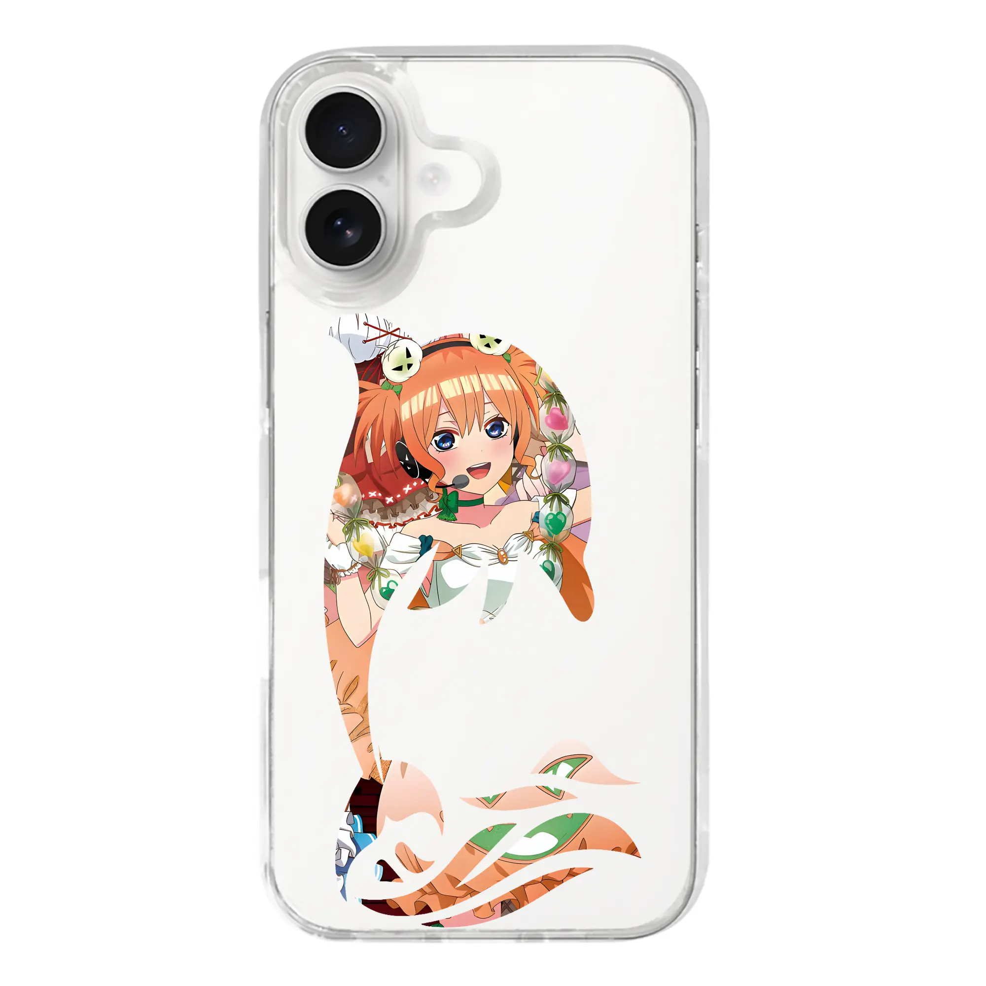 五等分の花嫁 グッズ 中野 四葉 - iPhone 17シリーズ 透明スマホケース – 薄型・耐衝撃・精密フィット保護カバー